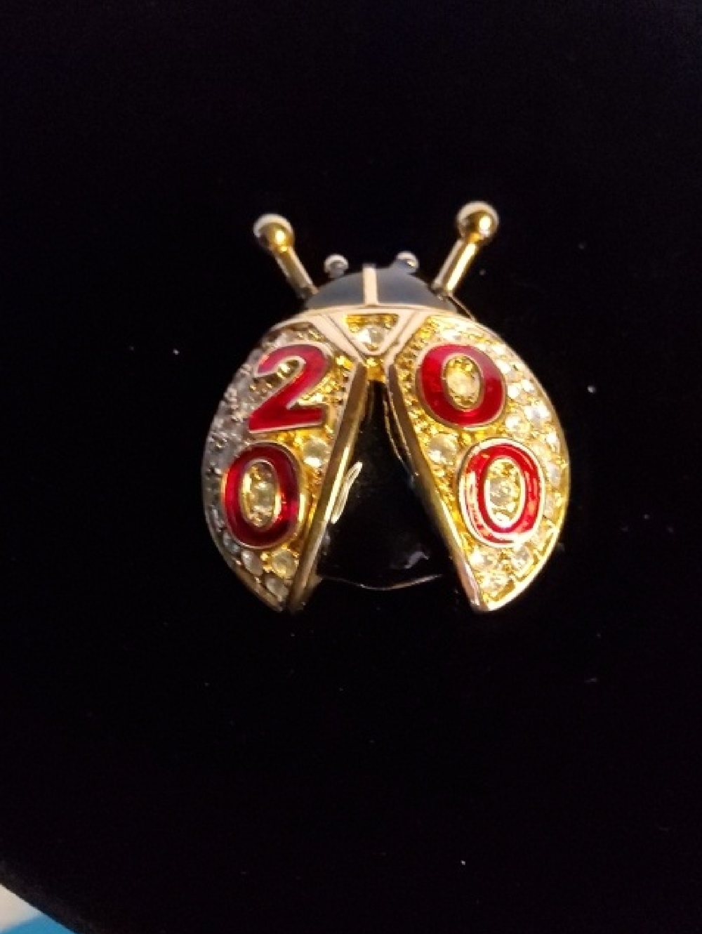 Vintage Roman 2000 Ladybug Brooch.